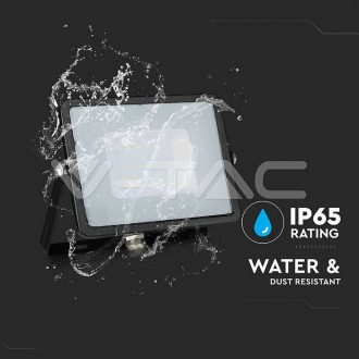 V-TAC LED reflektor 30W-2400LM-IP65-SAMSUNG CHIP-černý-VT-30-B barevná teplota (К): denní bílá / 4000K VT-30
