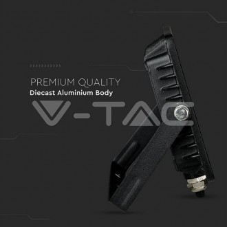 V-TAC LED reflektor 30W-2400LM-IP65-SAMSUNG CHIP-černý-VT-30-B barevná teplota (К): denní bílá / 4000K VT-30