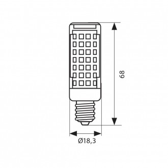 VIVALUX LED žárovka E14-5W-JAY LED barevná teplota (К): teplá bílá / 3000K VIV004297
