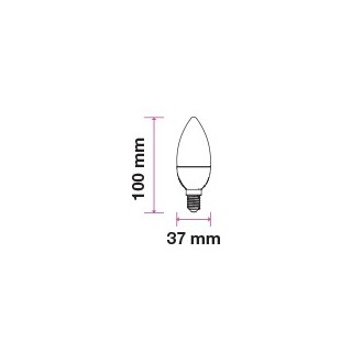 V-TAC LED žárovka E14-5,5W-C3-SAMSUNG CHIP-VT-226 barevná teplota (К): teplá bílá / 3000K SKU171VT-226