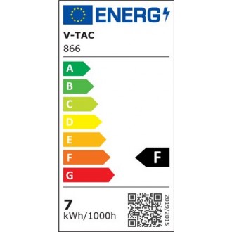 V-TAC LED žárovka E27,7W,600LM,G45 SAMSUNG CHIP,VT-290 barevná teplota (К): studená bílá / 6400K VT-290