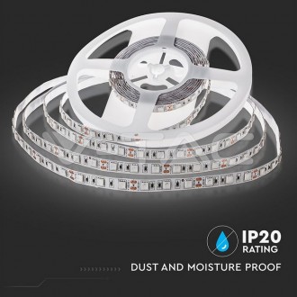 V-TAC LED pásek 9W 12V SMD 5050, VT-5050 IP20 barevná teplota (К): studená bílá / 6400K VT-5050