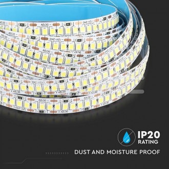 V-TAC LED pásek 18W-12V-3000LM/M-IP20-SMD2835 barevná teplota (К): denní bílá / 4000K VT-2835
