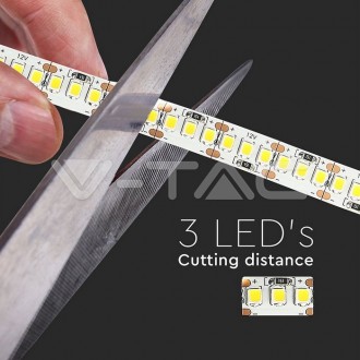 V-TAC LED pásek 18W-12V-IP20-SMD2835-VT-2835 barevná teplota (К): denní bílá / 4000K VT-2835