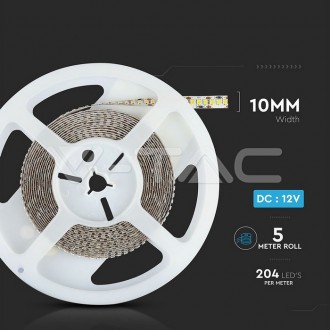 V-TAC LED pásek 18W-12V-IP20-SMD2835-VT-2835 barevná teplota (К): denní bílá / 4000K VT-2835