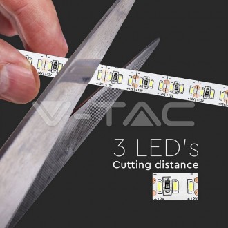 V-TAC LED pásek 18W-12V-1700LM/M-SMD-3014-VT-3014-IP20 barevná teplota (К): teplá bílá / 3000K VT-3014