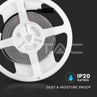 V-TAC LED pásek 18W-12V-1700LM/M-SMD-3014-VT-3014-IP20 barevná teplota (К): denní bílá / 4000K VT-3014