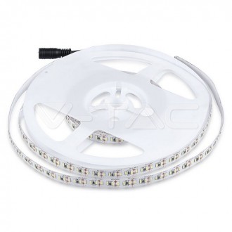 V-TAC LED pásek 18W-12V-1700LM/M-SMD-3014-VT-3014-IP20 barevná teplota (К): studená bílá / 6400K VT-3014