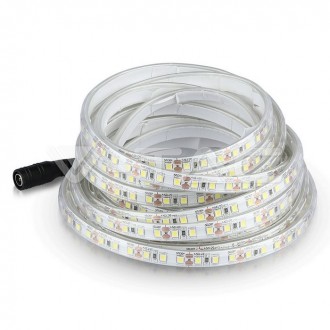 V-TAC LED pásek 7,2W-12V-120LED/M-SMD 3528-VT-3528-IP65 barevná teplota (К): denní bílá / 4000K VT-3528