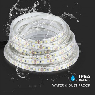V-TAC LED pásek 7,2W-12V-120LED/M-SMD 3528-VT-3528-IP65 barevná teplota (К): denní bílá / 4000K VT-3528