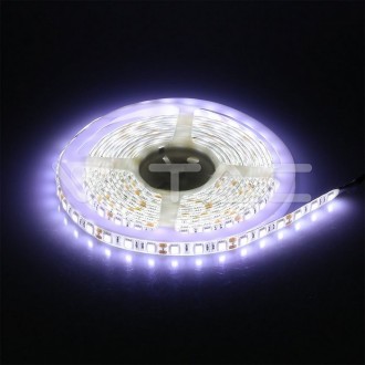 V-TAC LED pásek 10,8W-12V-SMD 5050-5m-VT-5050-IP65 barevná teplota (К): studená bílá / 6400K VT-5050