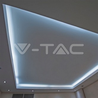 V-TAC LED pásek 7,2W-12V-SMD 3528-IP20-VT-352-IP20 barevná teplota (К): studená bílá / 6400K VT-352