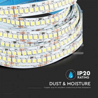 V-TAC LED pásek 17W-24V-IP20-150Lm/W-VT-2835 barevná teplota (К): denní bílá / 4000K VT-2835