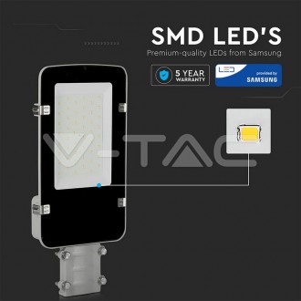 V-TAC LED veřejné osvětlení 30W-4000K-IP65-VT-30ST-šedé tělo- VT-30ST