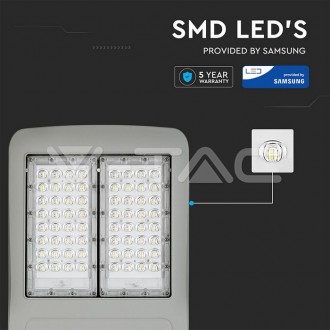 LED veřejné osvětlení 100W-5700K-CLASS I-140lm/W-VT-103ST-V-TAC VT-103ST