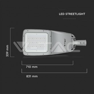 V-TAC LED pouliční osvětlení 160W - 4000K - SAMSUNG ČIP-šedá VT-160ST