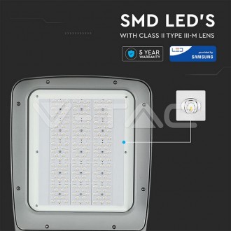V-TAC LED pouliční osvětlení 160W - 4000K - SAMSUNG ČIP-šedá VT-160ST