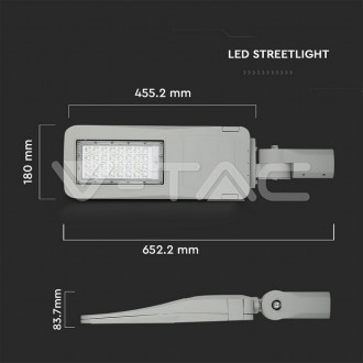 V-TAC LED veřejné osvětlení 50W-5000K-IP65-140lm/W VT-53ST