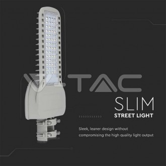 V-TAC LED pouliční světlo 150W-Slim-4000K-135lm/W - šedé VT-154ST