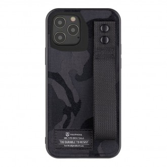 Tactical Camo Troop Kryt pro Apple iPhone 12/12 Pro Black