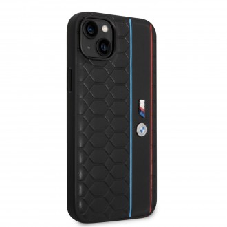 BMW M Hexagonal Pattern Zadní Kryt pro iPhone 14 Black