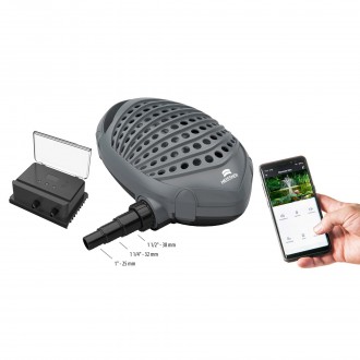 Smart čerpadlo filtrační a potůčkové regulovatelné 19 200 l/h 20-180 W, až 92 m³ jezírko