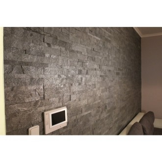 ALFIstick ® - 3D samolepicí kamenný obklad, Kvarcit šedý, ESP005
