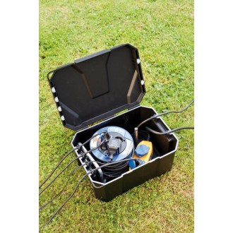 Zahradní Power Box pro bezpečné uložení el. přípojek - 41 x 30 x 21cm, IP 65