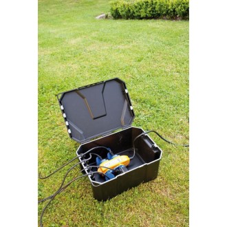 Zahradní Power Box pro bezpečné uložení el. přípojek - 41 x 30 x 21cm, IP 65