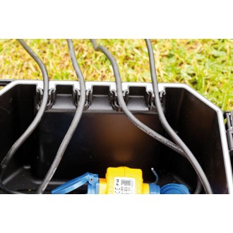 Zahradní Power Box pro bezpečné uložení el. přípojek - 41 x 30 x 21cm, IP 65