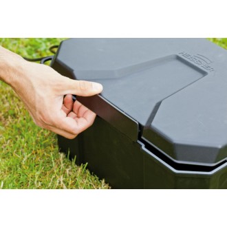 Zahradní Power Box pro bezpečné uložení el. přípojek - 41 x 30 x 21cm, IP 65