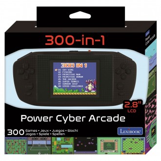 Herní konzole Power Cyber Arcade s obrazovkou 2,8" - 300 her