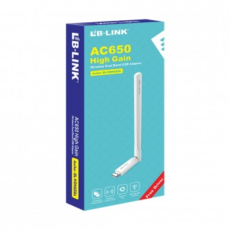 DeTech Bezdrátový síťový adaptér LB-LINK BL-WDN650A - bílý