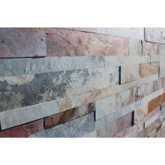 ALFIstick ® - 3D samolepicí kamenný obklad, břidlice multicolor II, ESP014
