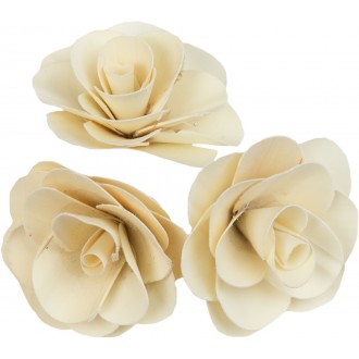 Dekorace - Palm Deco Rose 6 cm - 3 ks