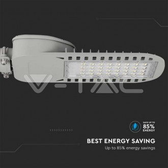V-TAC LED pouliční světlo SAMSUNG Chip – 50W-Slim - 135 lm/W Barevná teplota (К): Neutrální bílá 4000K