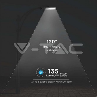 V-TAC LED pouliční světlo SAMSUNG Chip 100W Slim 135 lm/W 21960