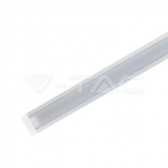 V-TAC|Hliníkový profil pro LED pásky|2m|mléčně bílá|VT-8107 VT-8107