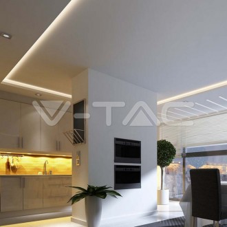 V-TAC LED pásek 8W 4040 60LED/m 12V 6400K IP20 Barevná teplota (К): Neutrální bílá 4000K