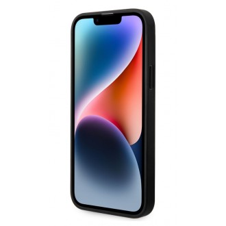 AMG PU Carbon Effect Zadní Kryt pro iPhone 14 Plus Black
