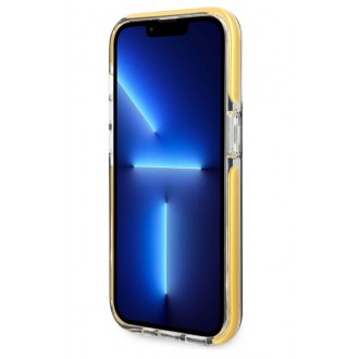 AMG PC/TPE Vertical Logo Zadní Kryt pro iPhone 14 Pro Black