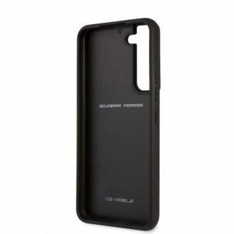 Ferrari Real Carbon Zadní Kryt pro Samsung Galaxy S22+ Black