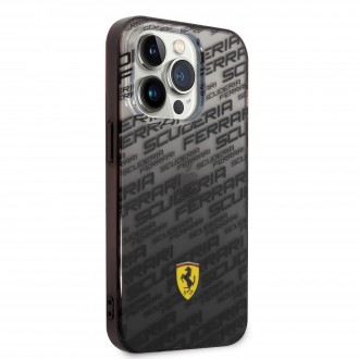 Ferrari Gradient Allover Zadní Kryt pro iPhone 14 Pro Black