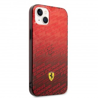 Ferrari Gradient Allover Zadní Kryt pro iPhone 14 Plus Red