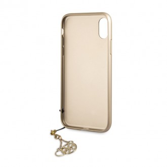 Guess Charms Hard Case 4G Brown pro iPhone XR