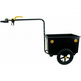 Přívěs / vozík za jízdní kolo Bellelli Eco Trailer Mini - nosnost 31kg / objem 40l / černý