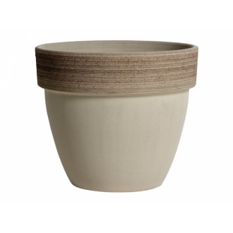 Květináč keramický PALLADIO VULCANO šedý d14cm