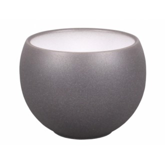 Obal na květník keramický LUNA STRUKTUR matný d17x13cm