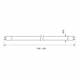 VIVALUX LED trubice 10W-T8-60CM-4000K-900Lm VIV003128