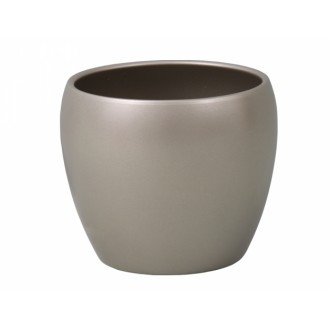 Obal na květináč keramický LUNA ISLAND METALIKA 16 cm